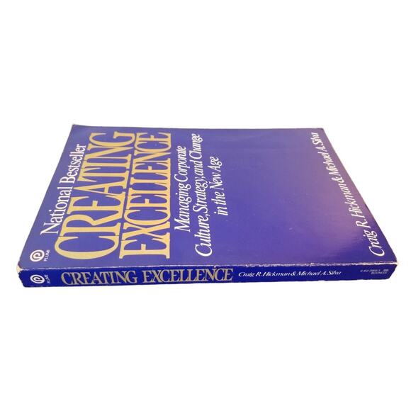 Creating Excellence‎ - Craig R. Hickman (1986 Paperback) - Picture 2 of 5